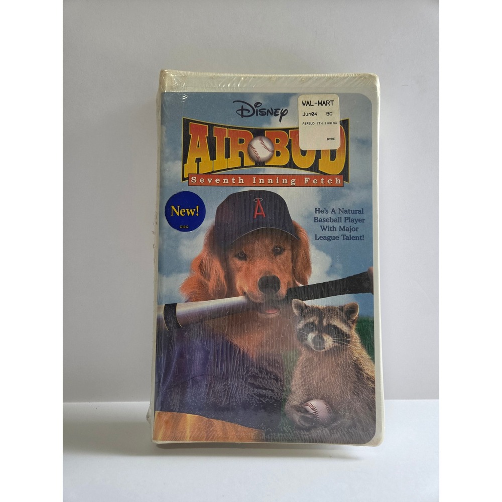 Disney Air Bud Seventh Inning Fetch VHS 2002 Factory Sealed Clamshell New